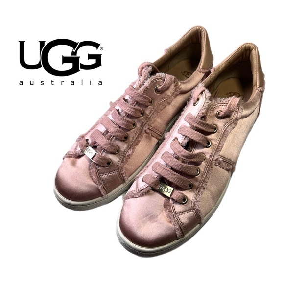 UGG Milo Satin Pink Sneakers Women’s size 11 - Picture 1 of 6
